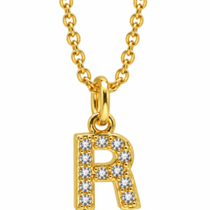 Dije chunky inicial zirconia