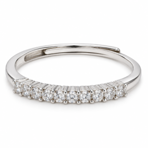 Anillo con zirconias centrales PL. 925