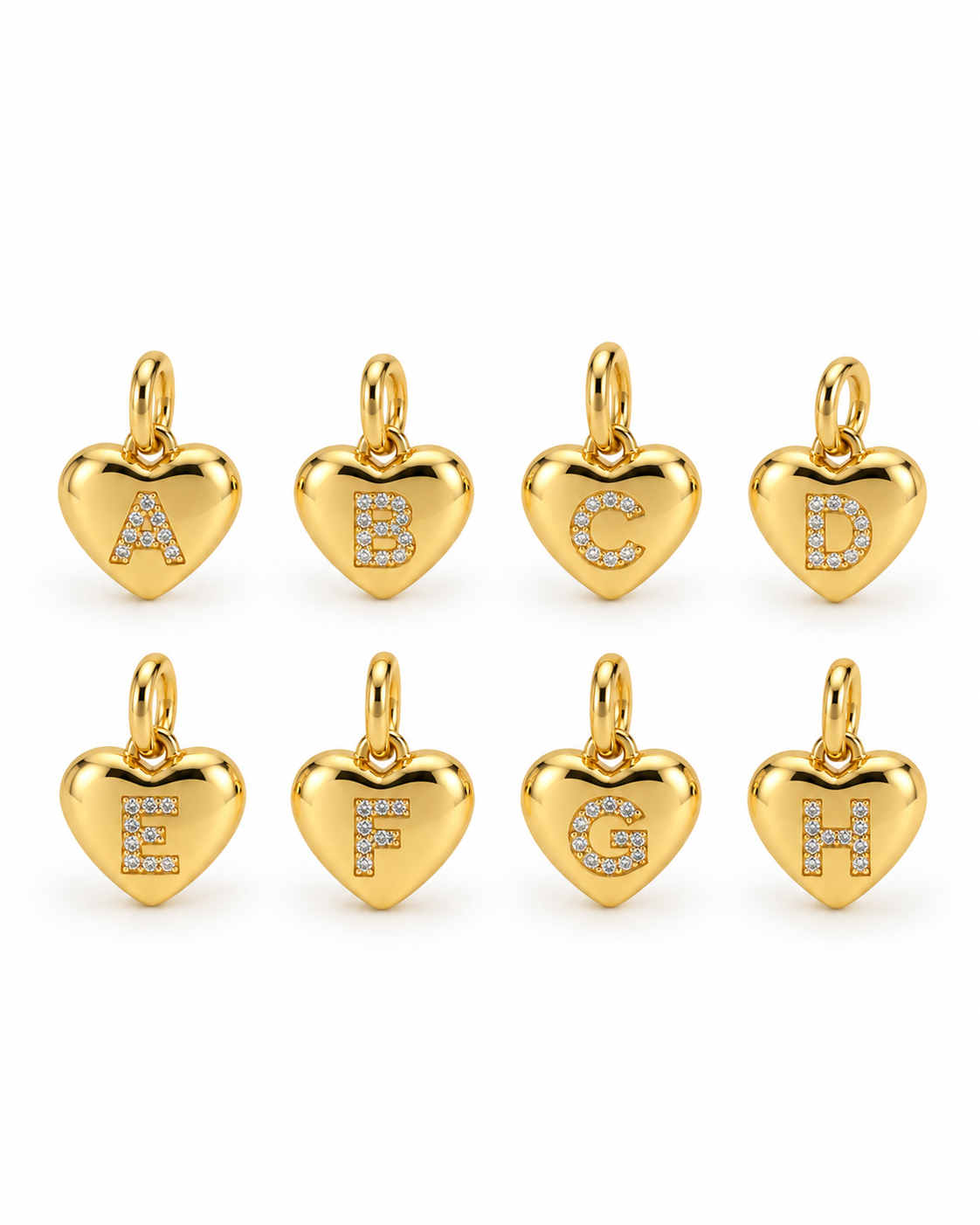 Cadena con inicial corazón - Imagen 2